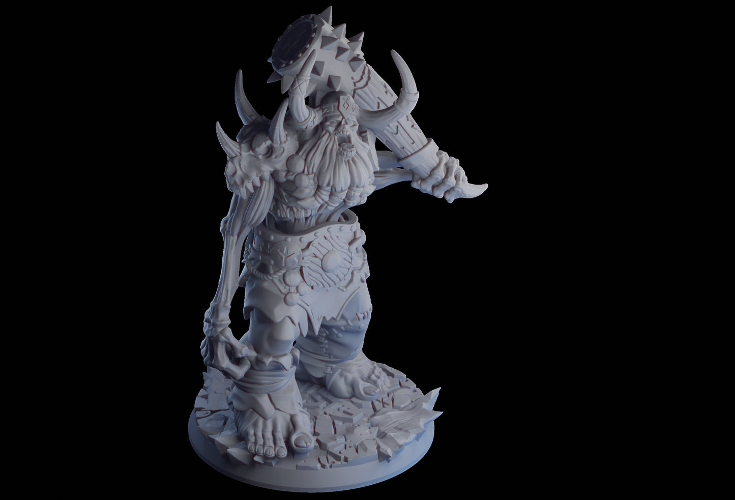 Giant Draugr (Undead) Resin Miniature | Undead Vikings Series RPG Miniatures Tabletop | Drunken Dwarf Miniatures