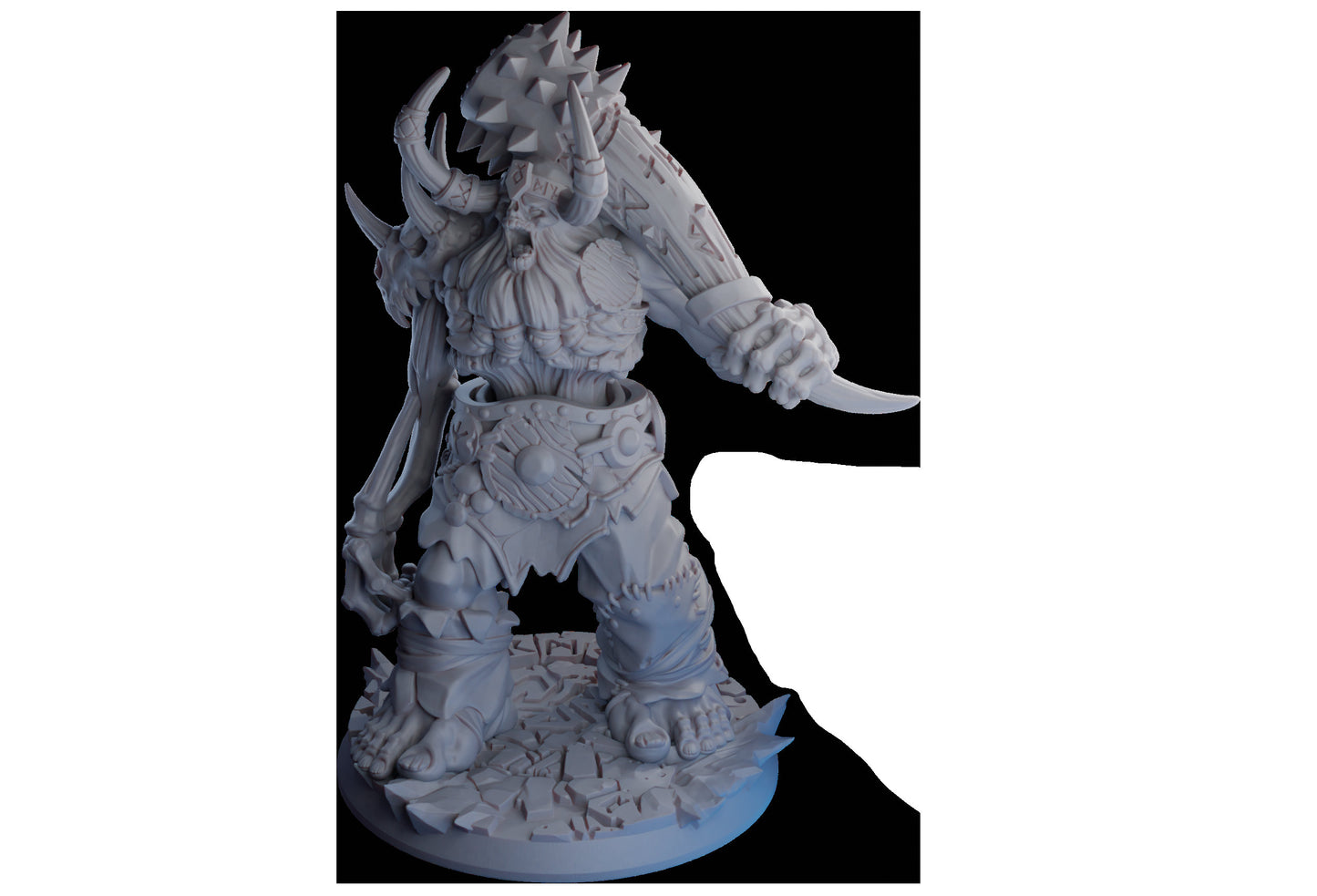 Giant Draugr (Undead) Resin Miniature | Undead Vikings Series RPG Miniatures Tabletop | Drunken Dwarf Miniatures