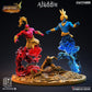 Aladdin and Genies Resin Figure | Arabian Nights Series RPG Miniatures Tabletop | Clay Cyanide Miniatures