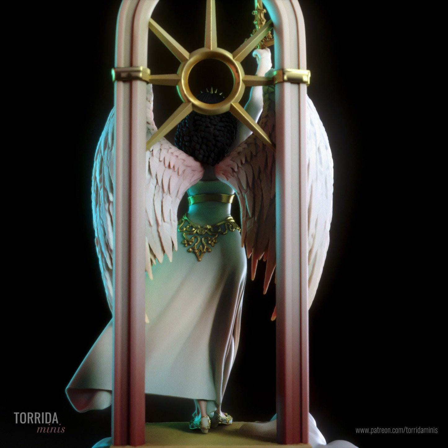 Bianca Warrior Angel Pin Up Statue & Miniature | Torrida Minis