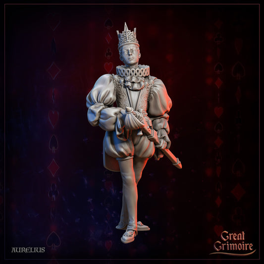 Aurelius the Prince Tabletop RPG Miniature | Macabre Masquerade Collection | Great Grimoire