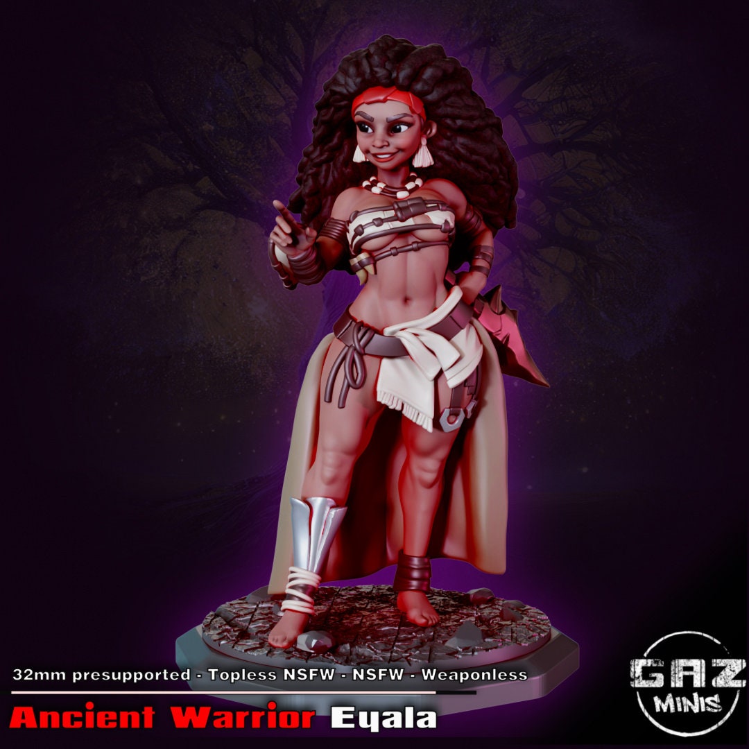 Ancient Warrior Eyala Tabletop Miniature and Variants | Monarchs of Legend | Gaz Miniatures