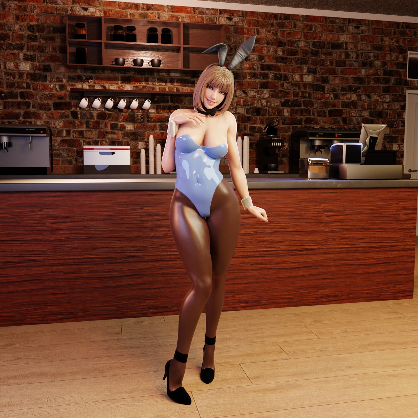 Bunny Girl 8 Pin Up Statue & Miniature + Variants  | Bunny Girls and Cat Maids | QB Works