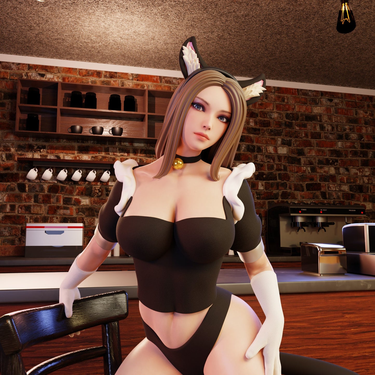 Cat Maid 13 Pin Up Statue & Miniature + Variants  | Bunny Girls and Cat Maids | QB Works