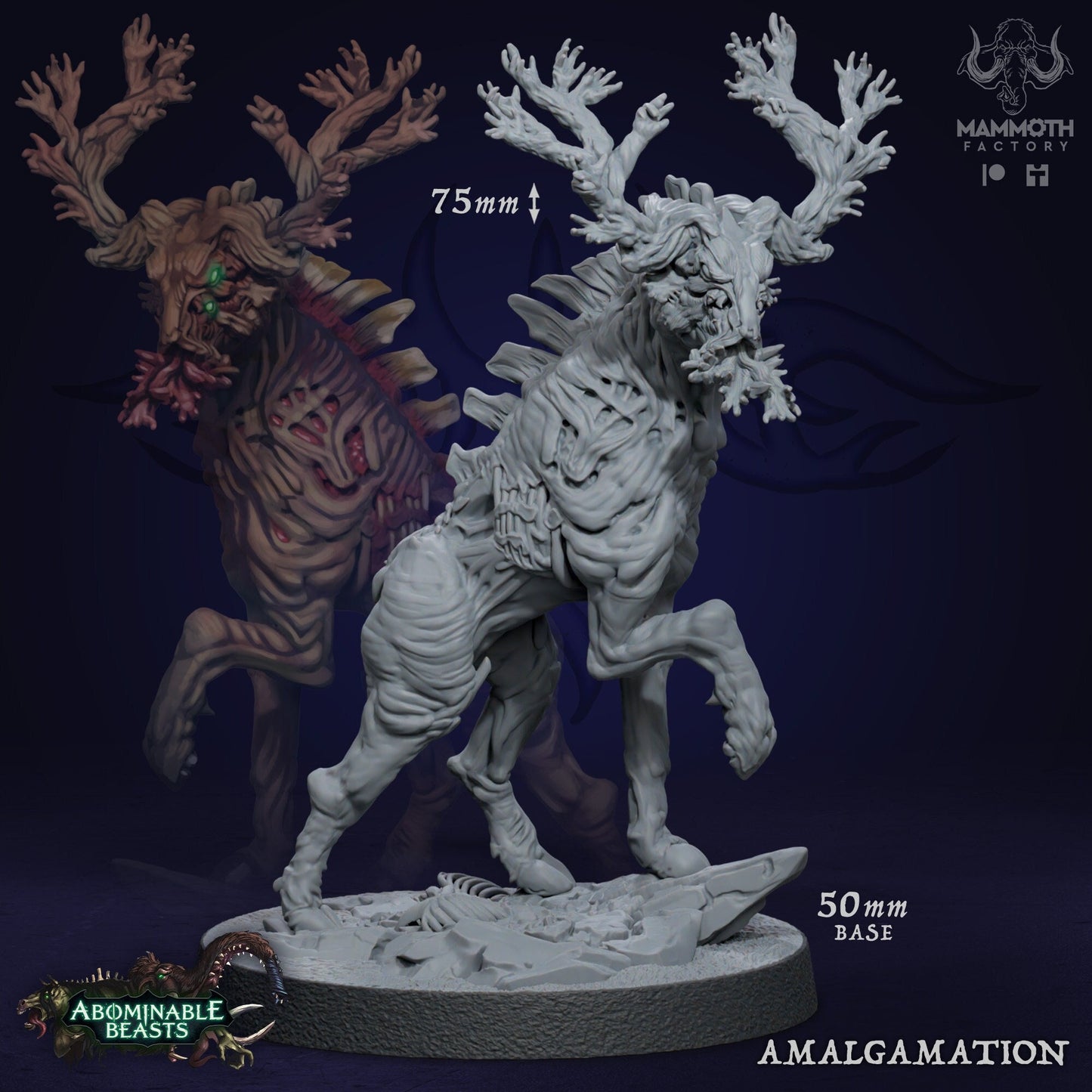 Amalgamation Tabletop Miniature | Abominable Beasts Collection | Mammoth Factory