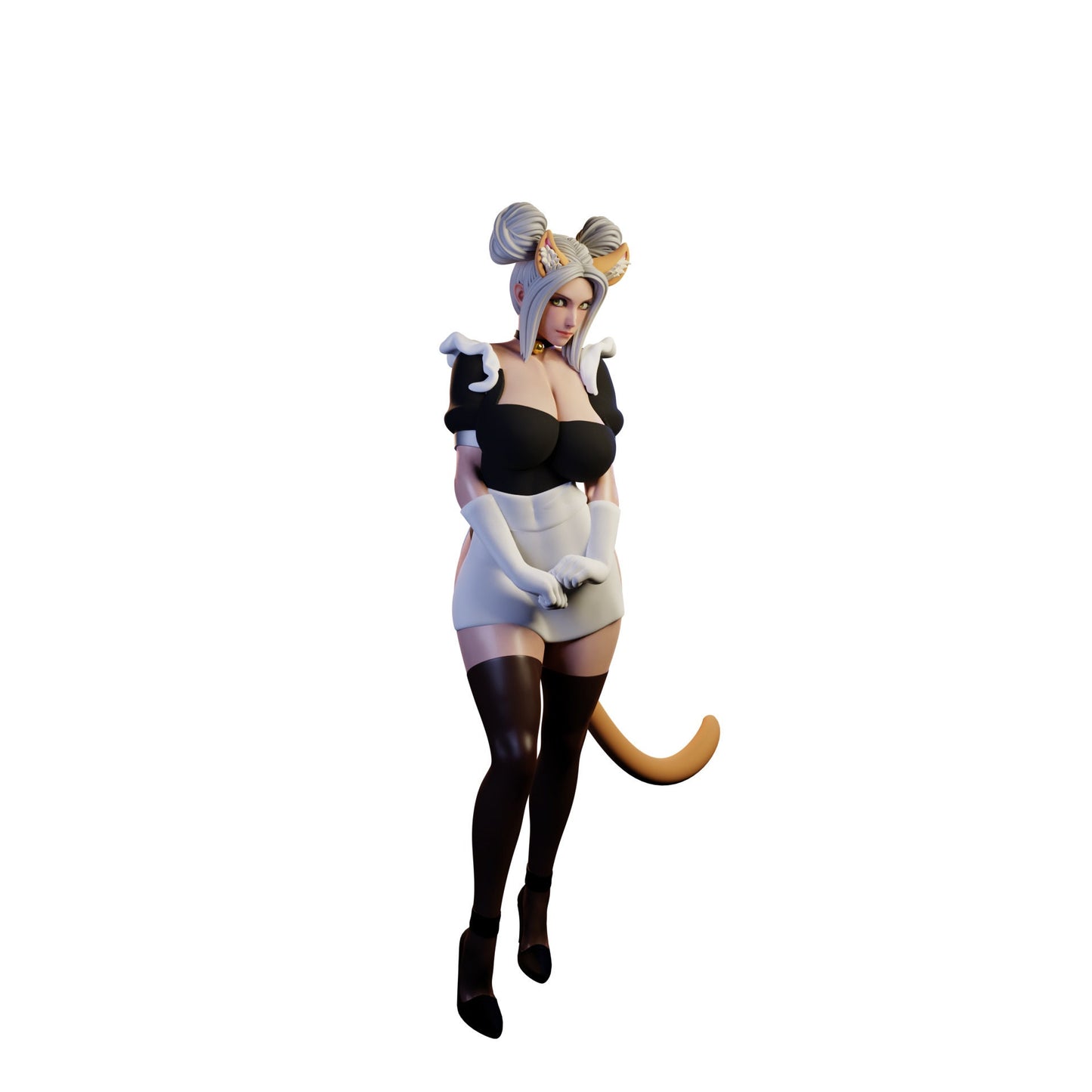 Cat Maid 6 Pin Up Statue & Miniature + Variants  | Bunny Girls and Cat Maids | QB Works