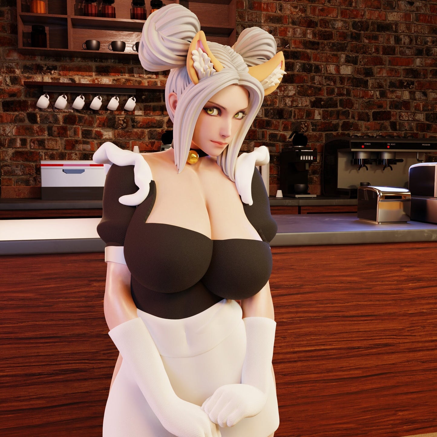 Cat Maid 6 Pin Up Statue & Miniature + Variants  | Bunny Girls and Cat Maids | QB Works