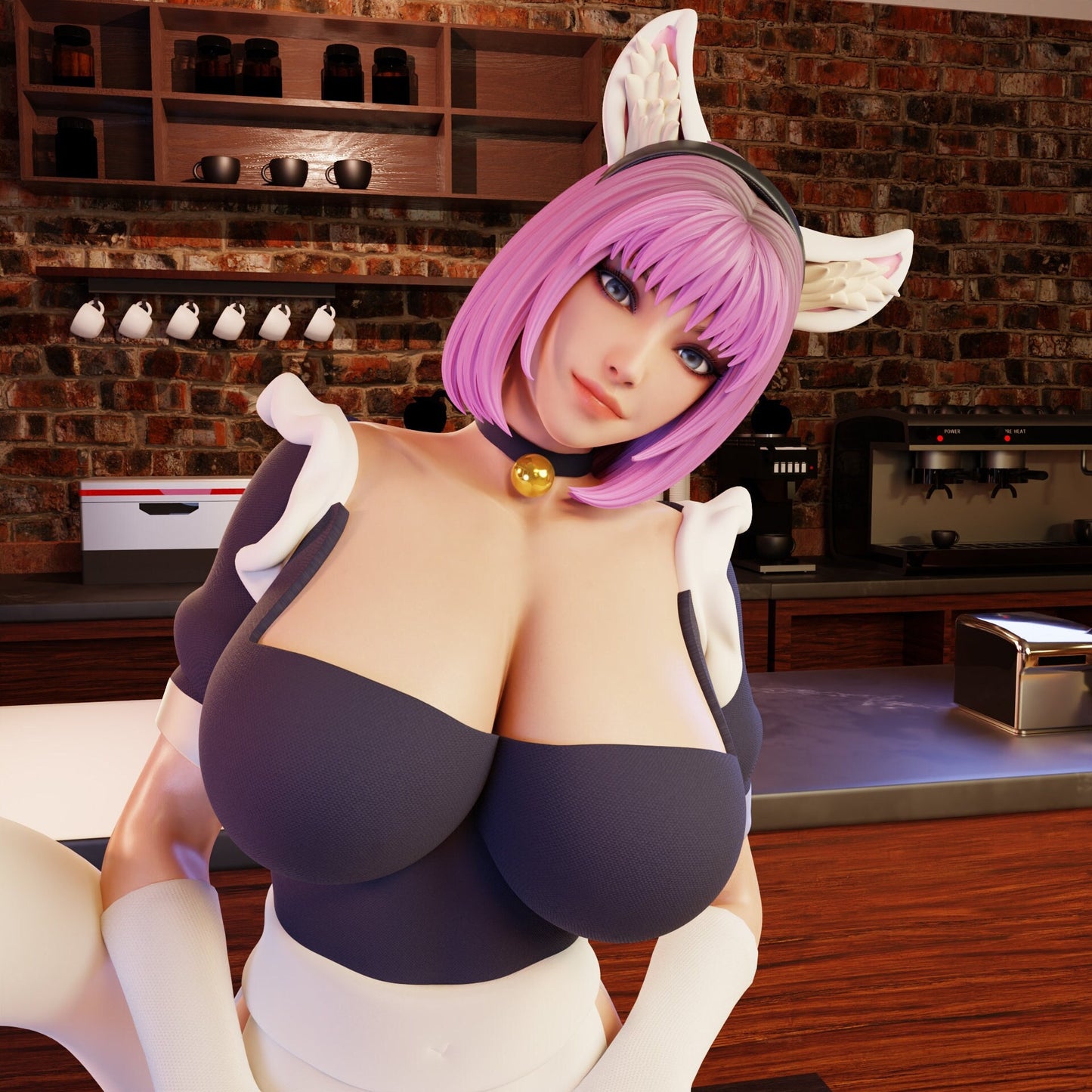 Cat Maid 15 Pin Up Statue & Miniature + Variants  | Bunny Girls and Cat Maids | QB Works