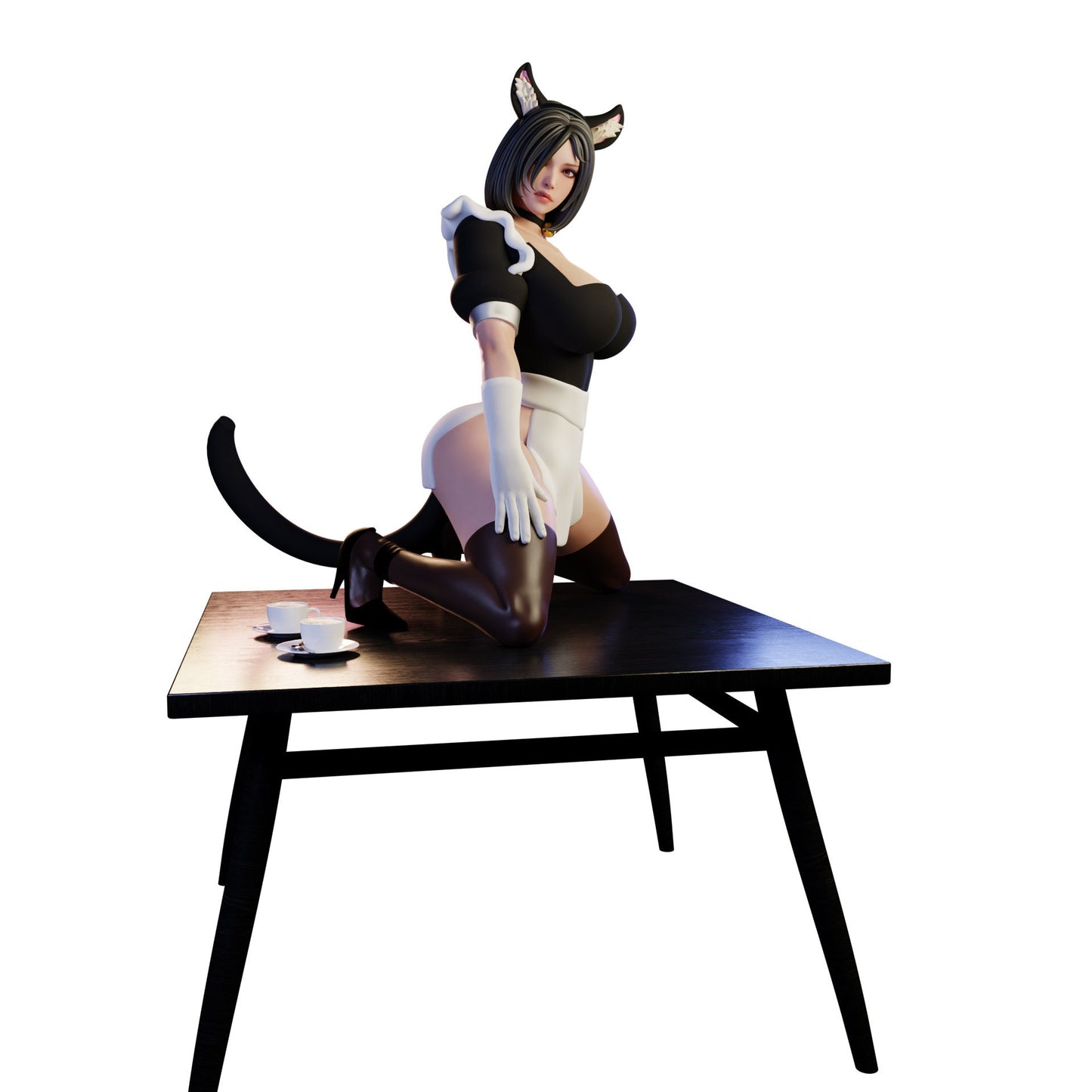 Cat Maid 17 Pin Up Statue & Miniature + Variants  | Bunny Girls and Cat Maids | QB Works