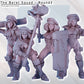 Beret Squad 3 Female Warband Tabletop Miniature | Mayhem | Gaz Miniatures