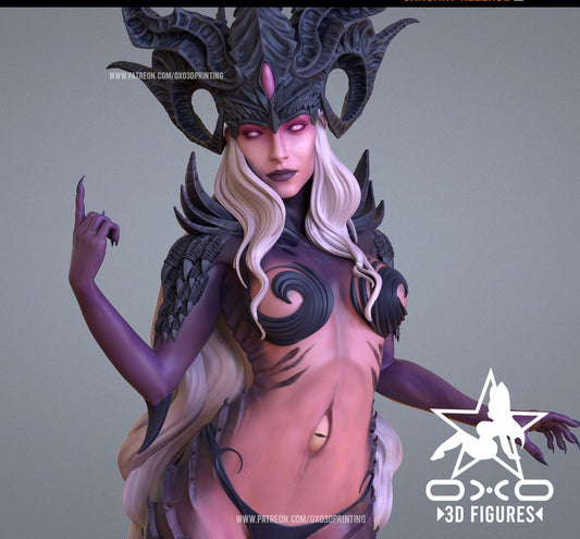 Chaos Goddess Pin Up Statue & Miniature | OXO 3D