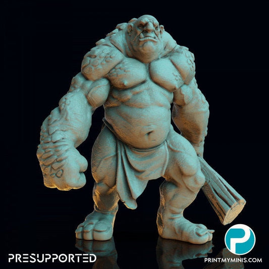 Stone Troll Rock Monster Resin RPG Miniature - Print My Minis