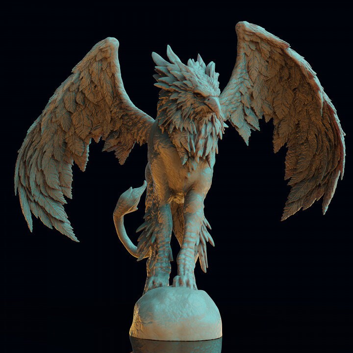 Hippogriff Resin RPG Miniature | Print My Minis | Mythology