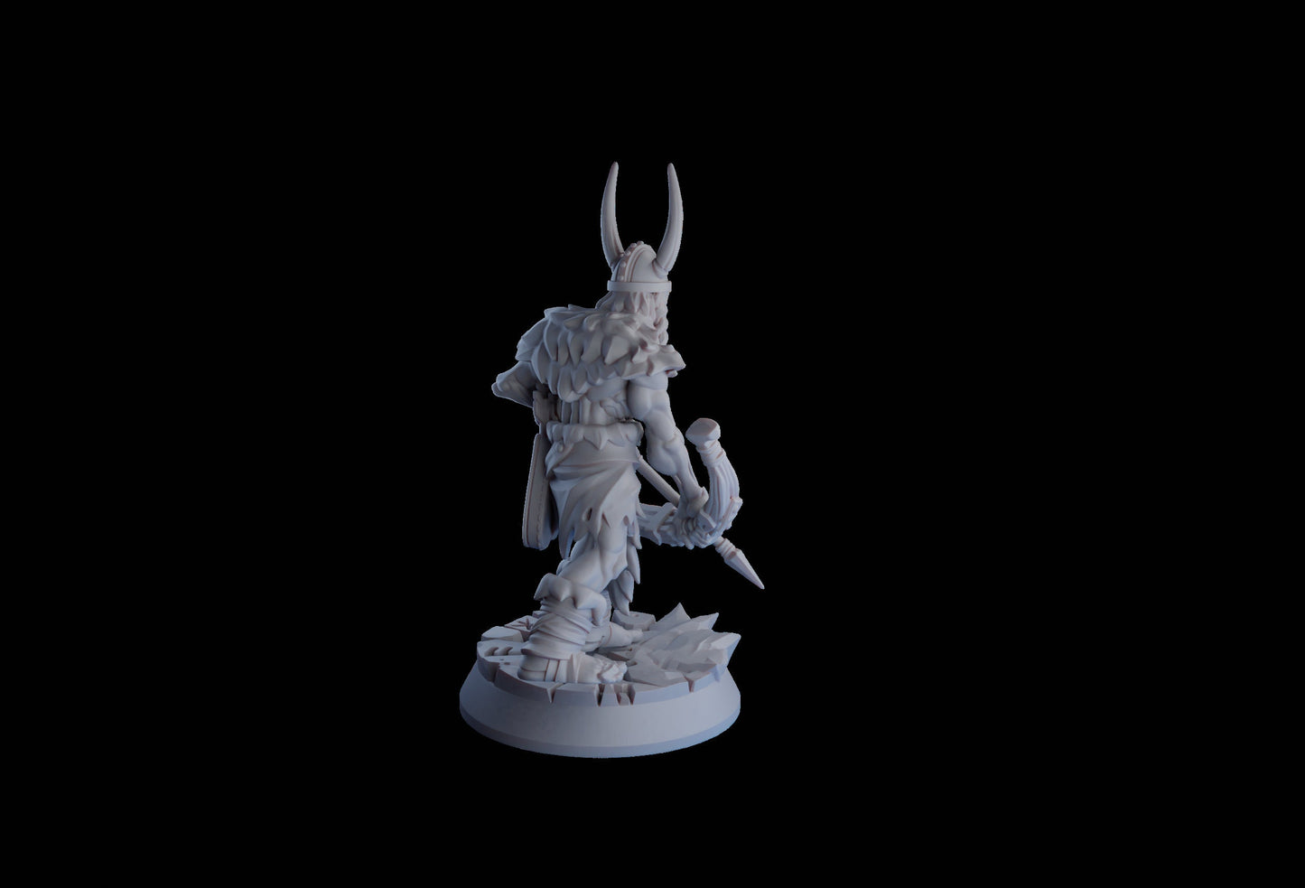 Undead Viking (Draugr) Archer Resin Miniature | Undead Vikings Series RPG Miniatures Tabletop | Drunken Dwarf Miniatures