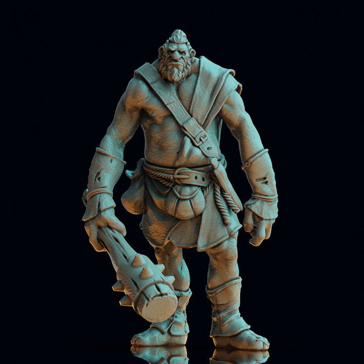 Mountain Giant Resin RPG Miniature | Print My Minis | Highlands