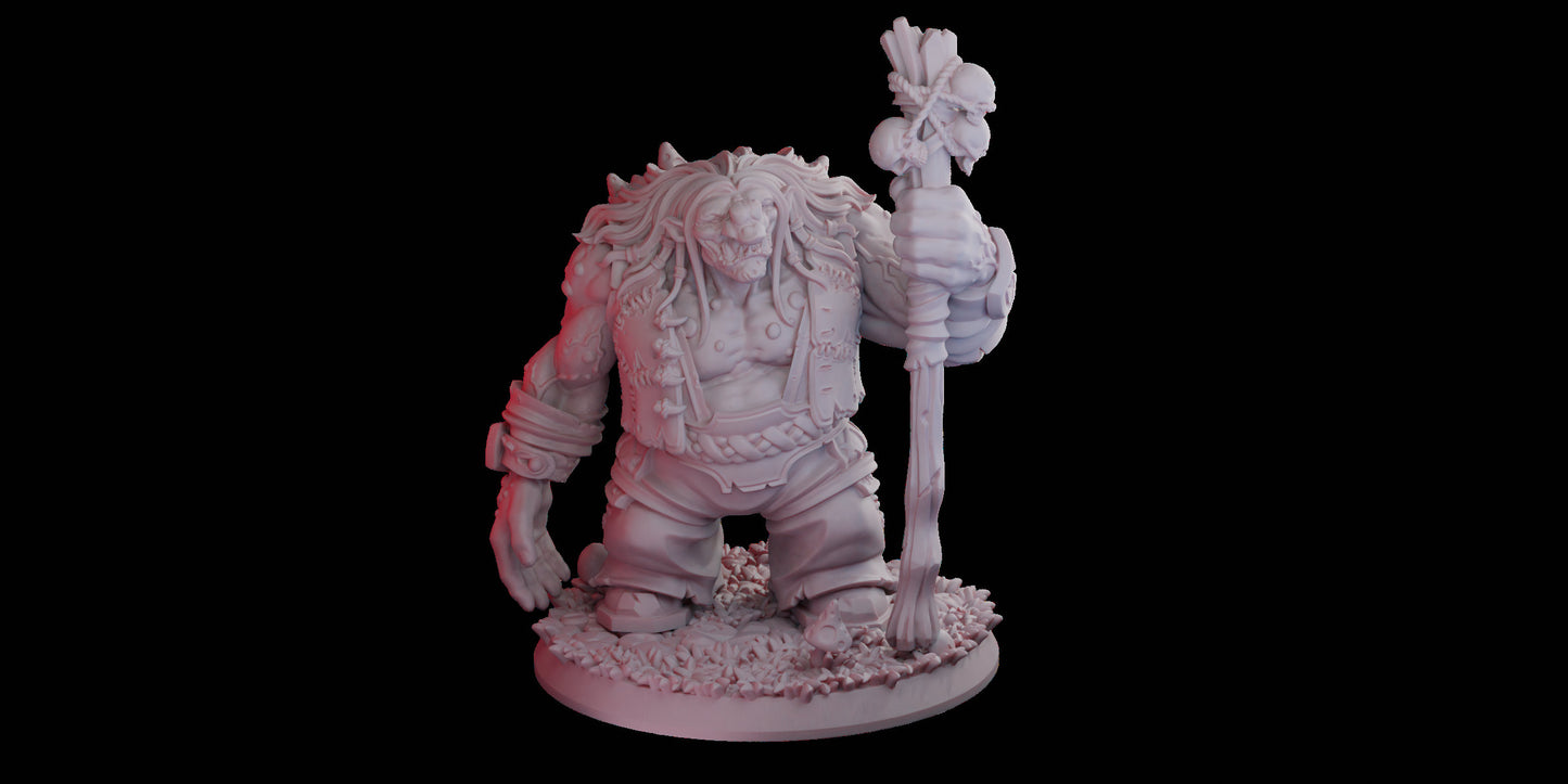 Forest Troll Resin Miniature | Fairy Tales Series RPG Miniatures Tabletop | Drunken Dwarf Miniatures