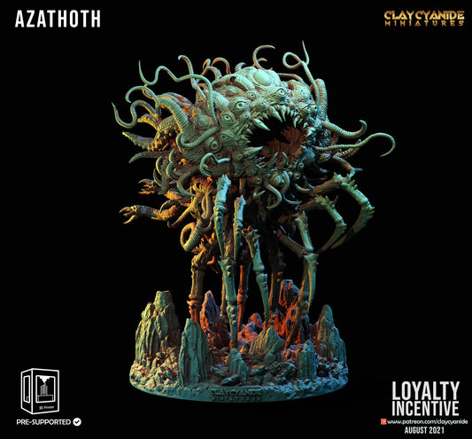 Azathoth Resin Miniature | Great Old Ones Series RPG Miniatures Tabletop | Clay Cyanide Miniatures
