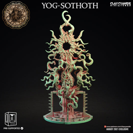 Yog Sothoth Resin Miniature | Lovecraft Mythos | Great Old Ones Series RPG Miniatures Tabletop | Clay Cyanide Miniatures