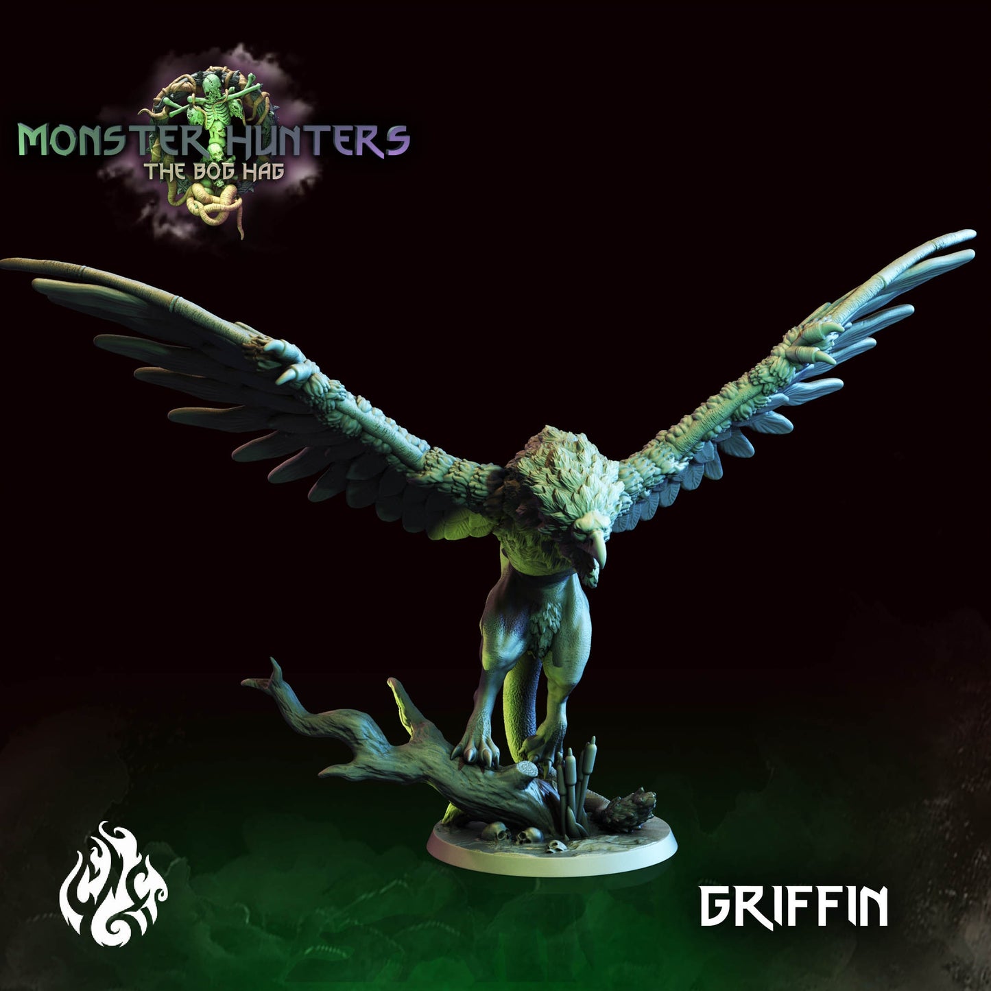 Griffin Fantasy Tabletop Miniature | Monster Hunters Collection | Crippled God Foundry