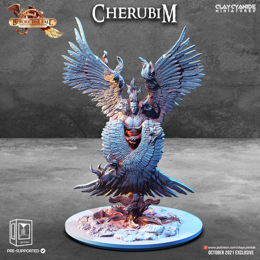 Cherubim Resin Miniature | Before the Fall Series RPG Tabletop Miniatures | Clay Cyanide Miniatures