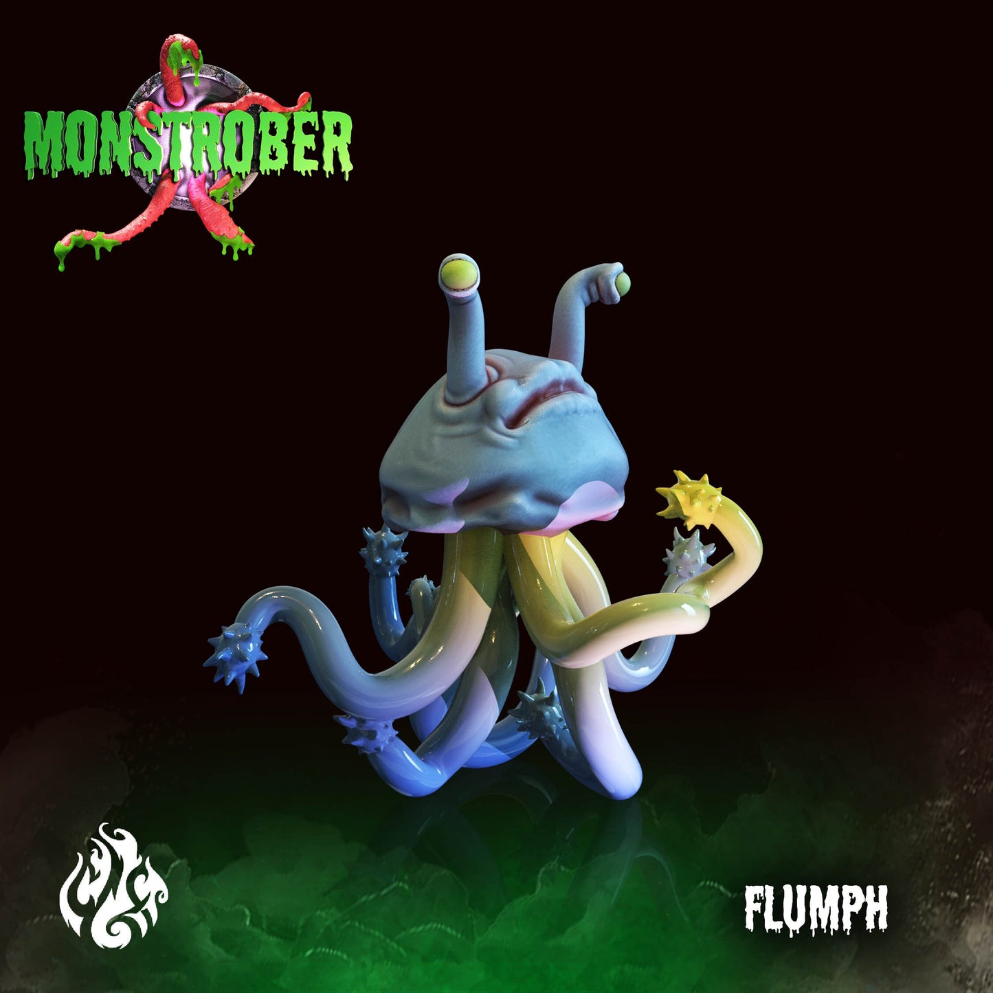 Flumph monster Tabletop Miniature | Monstrober 2021 Collection | Crippled God Foundry