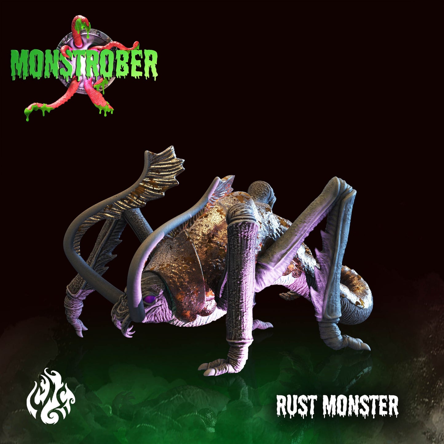 Rust Monster Tabletop Miniature | Monstrober 2021 Collection | Crippled God Foundry