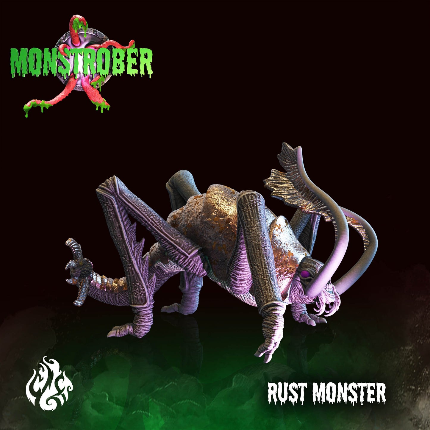 Rust Monster Tabletop Miniature | Monstrober 2021 Collection | Crippled God Foundry