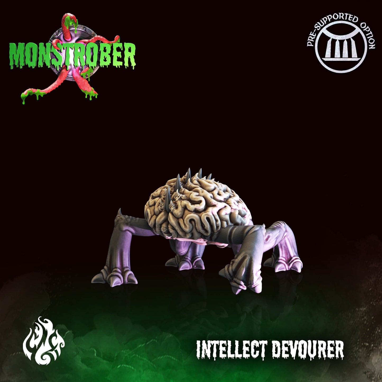 Intellect Devourer Tabletop Miniature | Monstrober 2021 Collection | Crippled God Foundry