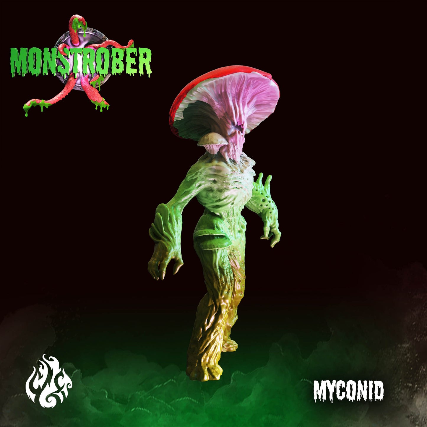 Myconid Fungus MonsterTabletop Miniature | Monstrober 2021 Collection | Crippled God Foundry