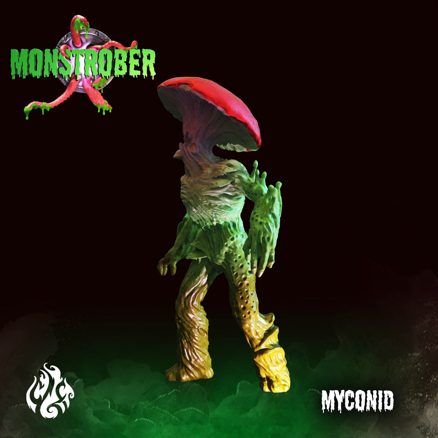 Myconid Fungus MonsterTabletop Miniature | Monstrober 2021 Collection | Crippled God Foundry