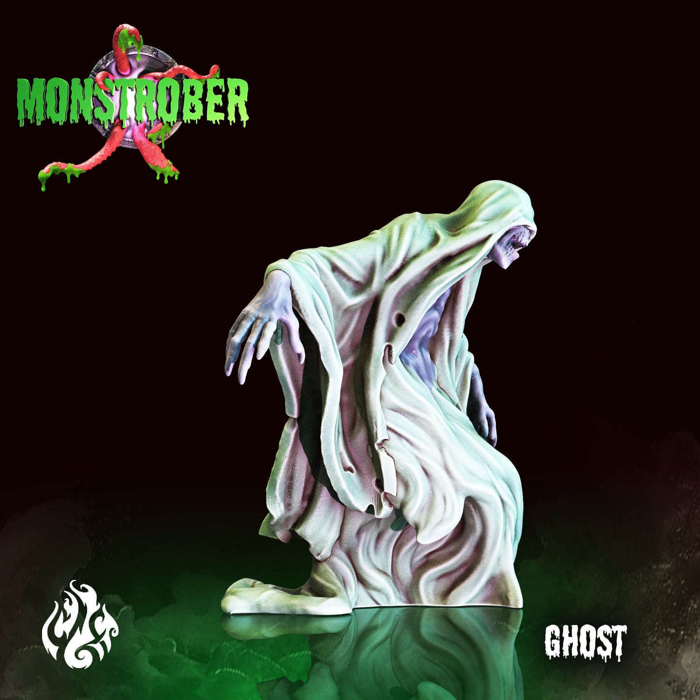 Ghost Tabletop Miniature | Monstrober 2021 Collection | Crippled God Foundry