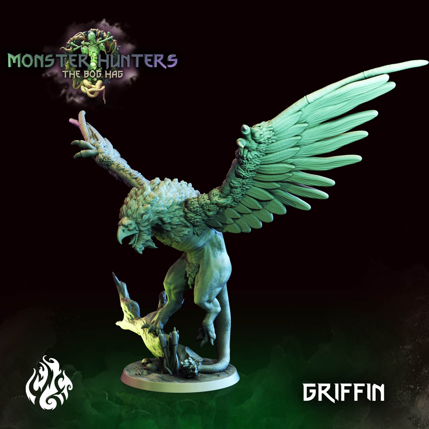 Griffin Fantasy Tabletop Miniature | Monster Hunters Collection | Crippled God Foundry