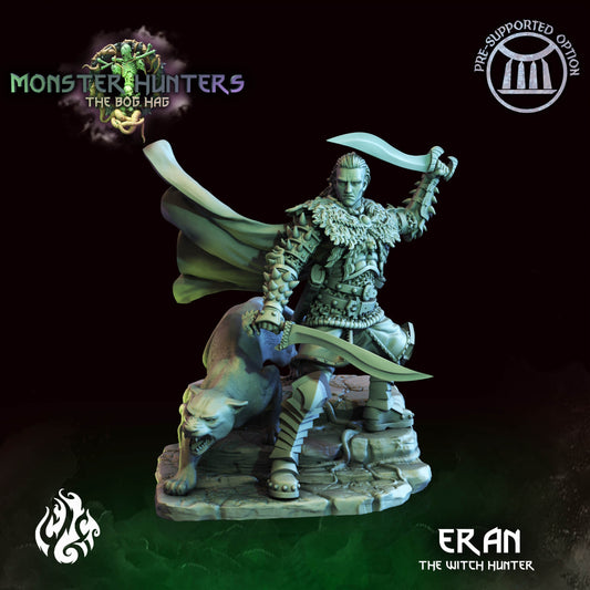 Eran the Witch Hunter Tabletop Figure Set | Monster Hunters Collection | Crippled God Foundry