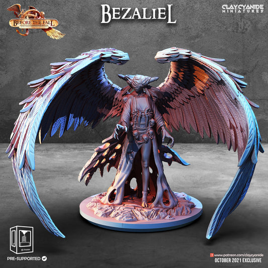 Bezaliel The Shadow of God Resin Miniature | Before the Fall Series RPG Tabletop Miniatures | Clay Cyanide Miniatures