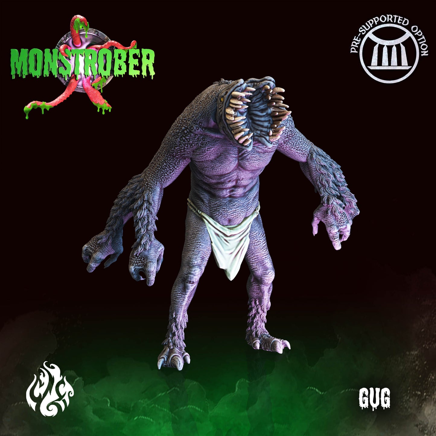 Gug Lovecraft Monster Tabletop Miniature | Monstrober 2021 Collection | Crippled God Foundry