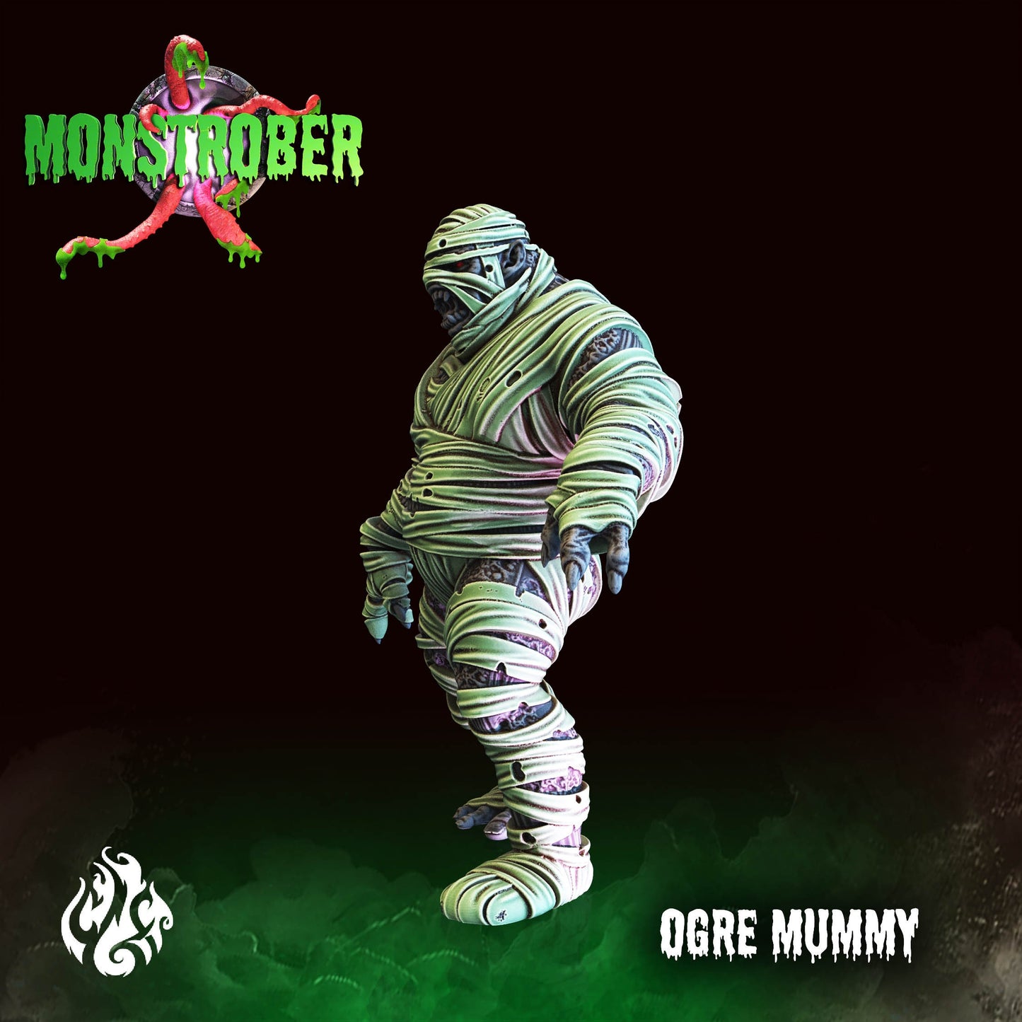 Ogre Mummy Monster Tabletop Miniature | Monstrober 2021 Collection | Crippled God Foundry