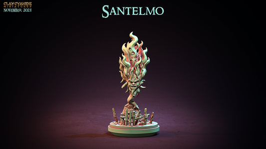 Santelmo (St. Elmo's Fire) Resin Miniature | Philippine Mythology Series RPG Tabletop | Clay Cyanide Miniatures