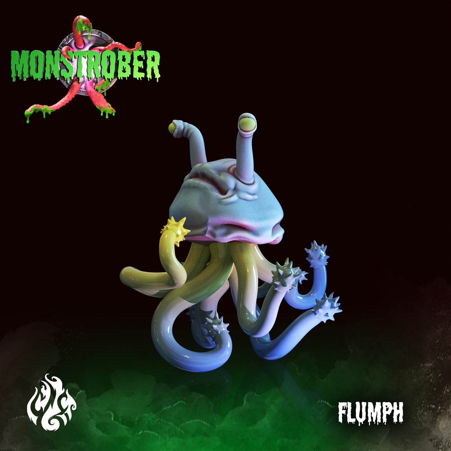 Flumph monster Tabletop Miniature | Monstrober 2021 Collection | Crippled God Foundry