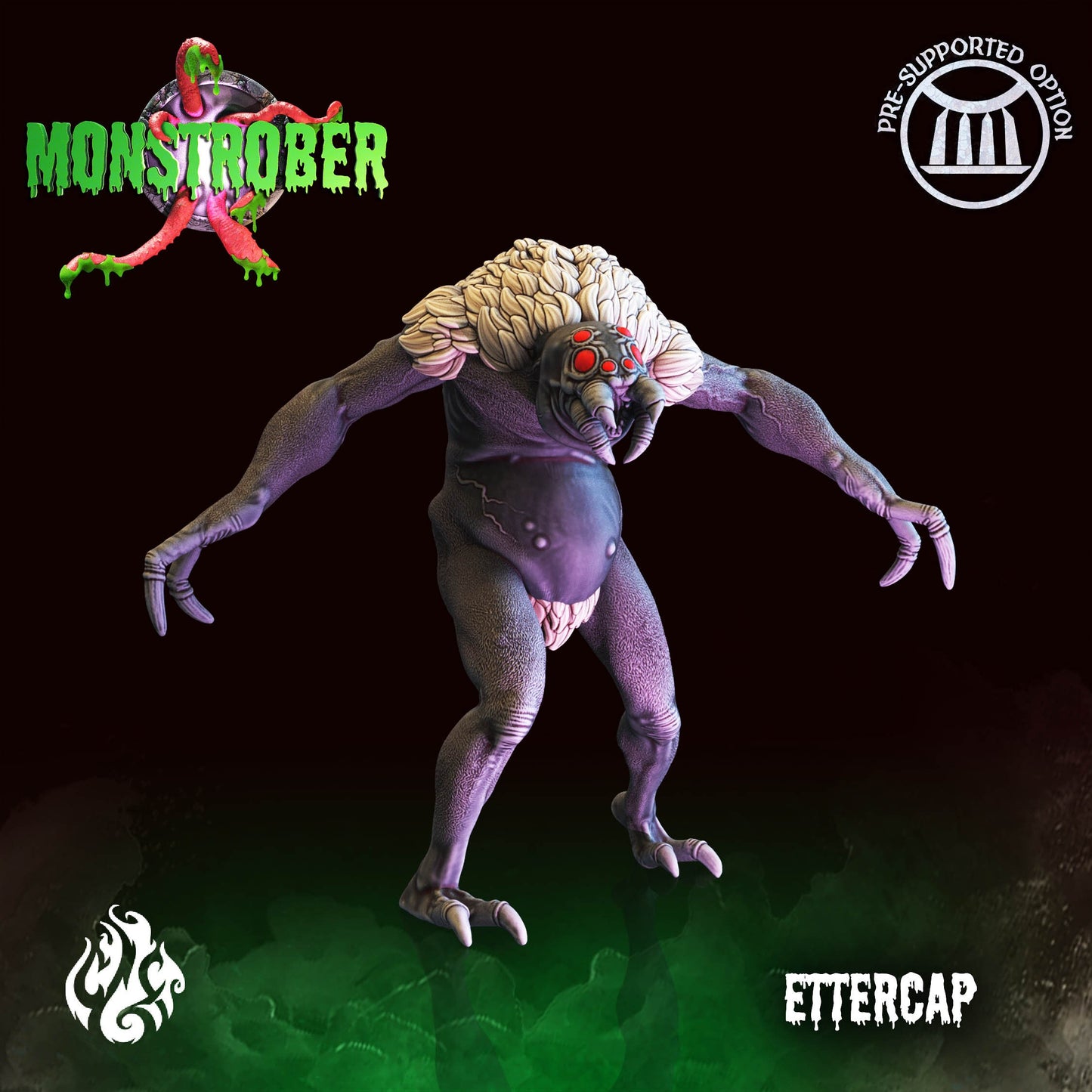 Ettercap Spider Monster Tabletop Miniature | Monstrober 2021 Collection | Crippled God Foundry