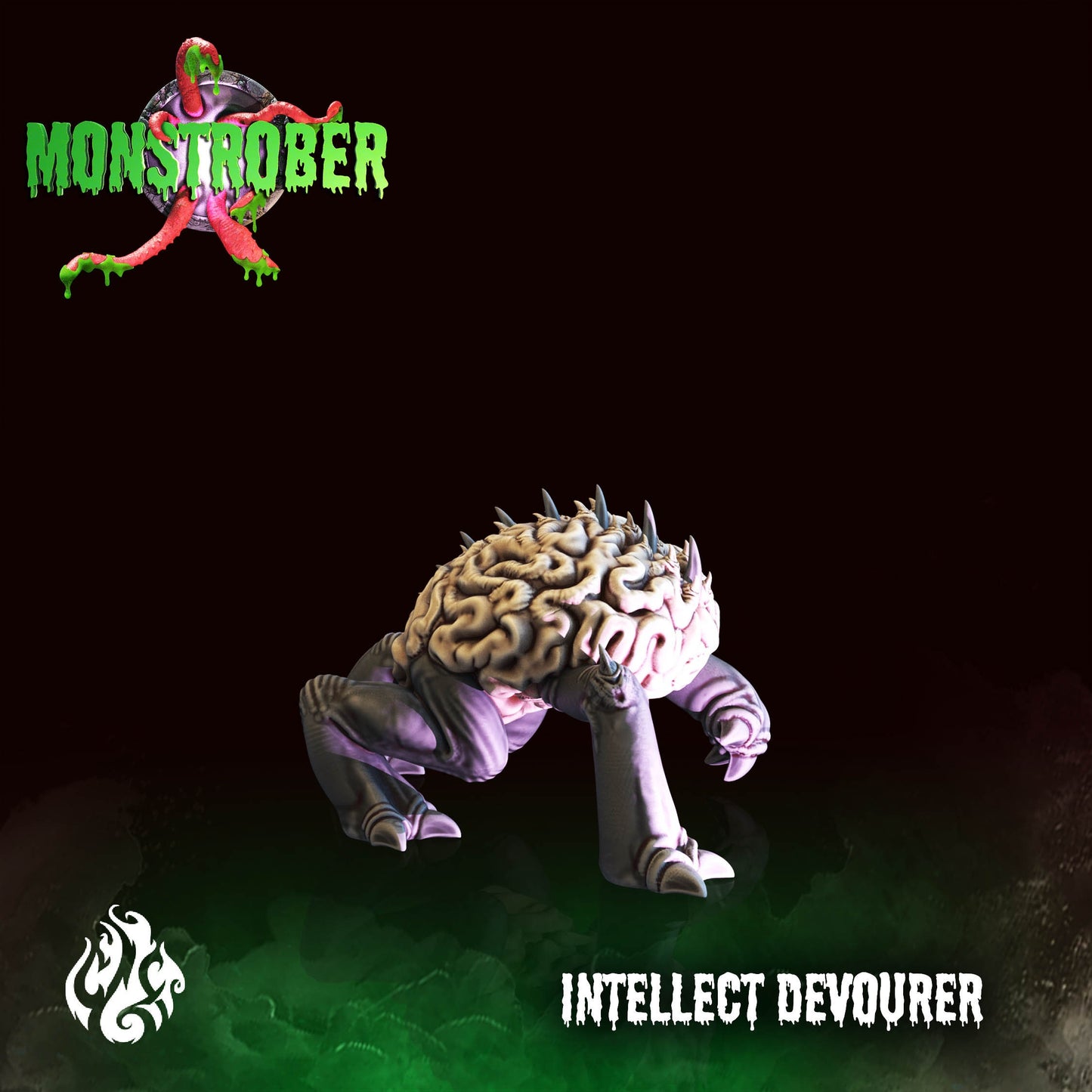 Intellect Devourer Tabletop Miniature | Monstrober 2021 Collection | Crippled God Foundry