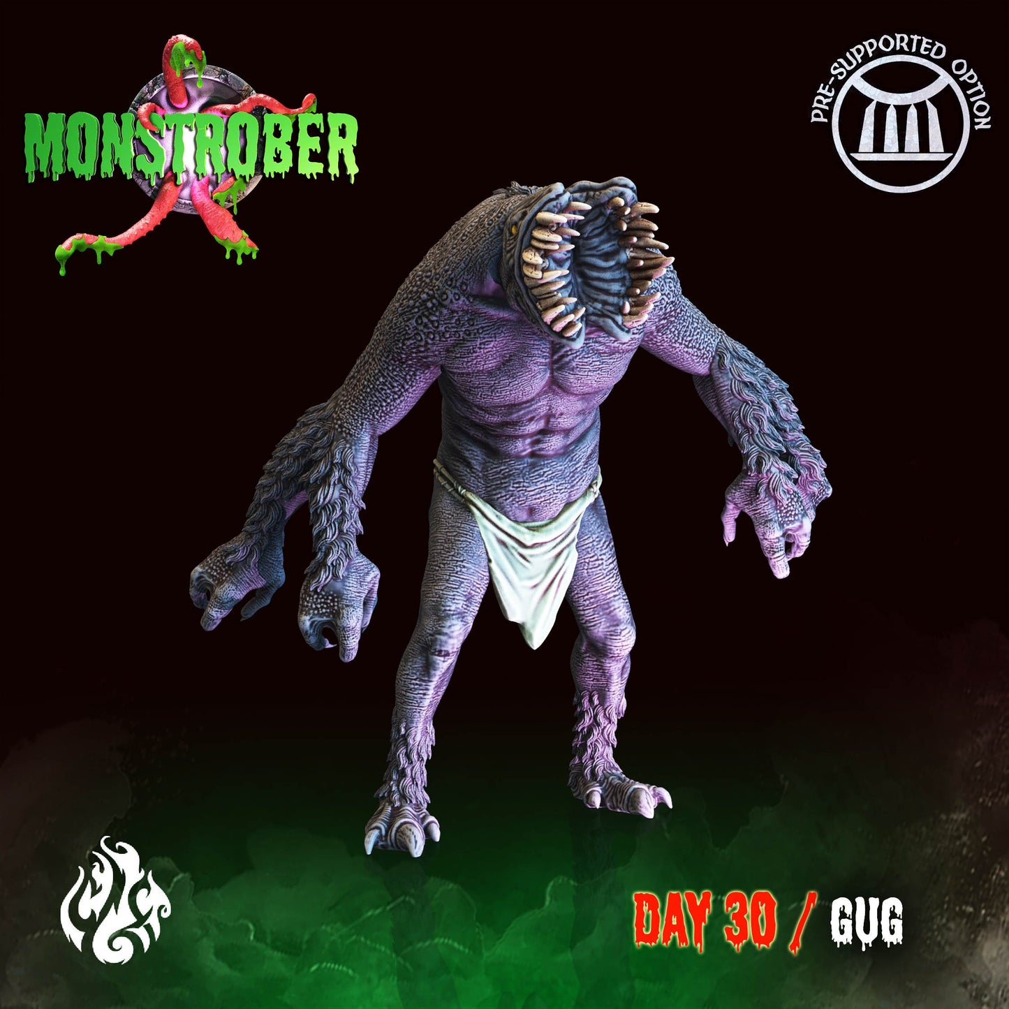 Gug Lovecraft Monster Tabletop Miniature | Monstrober 2021 Collection | Crippled God Foundry