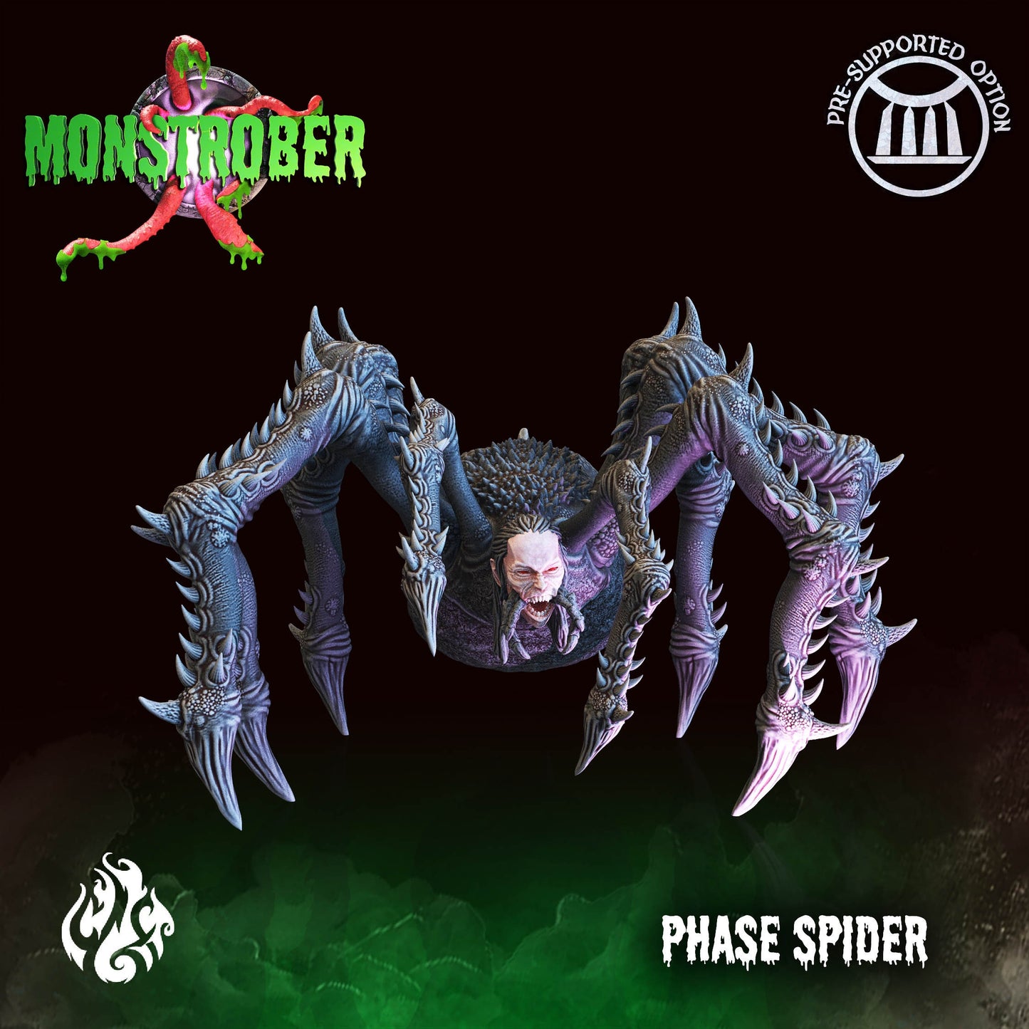 Phase Spider Monster Tabletop Miniature | Monstrober 2021 Collection | Crippled God Foundry