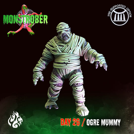 Ogre Mummy Monster Tabletop Miniature | Monstrober 2021 Collection | Crippled God Foundry