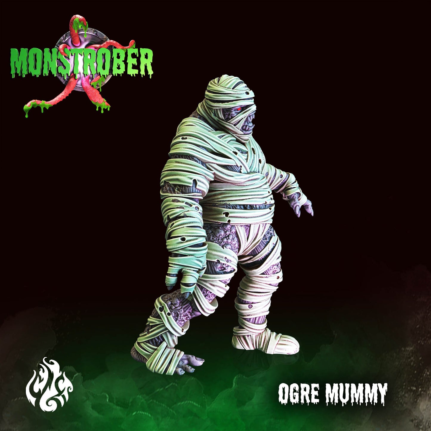 Ogre Mummy Monster Tabletop Miniature | Monstrober 2021 Collection | Crippled God Foundry