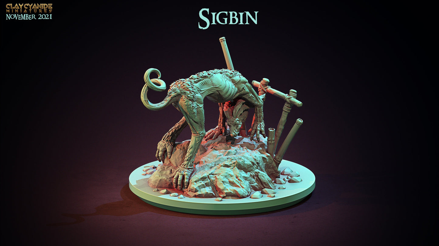 Sigbin Blood Sucker Resin Miniature | Philippine Mythology Series RPG Tabletop | Clay Cyanide Miniatures