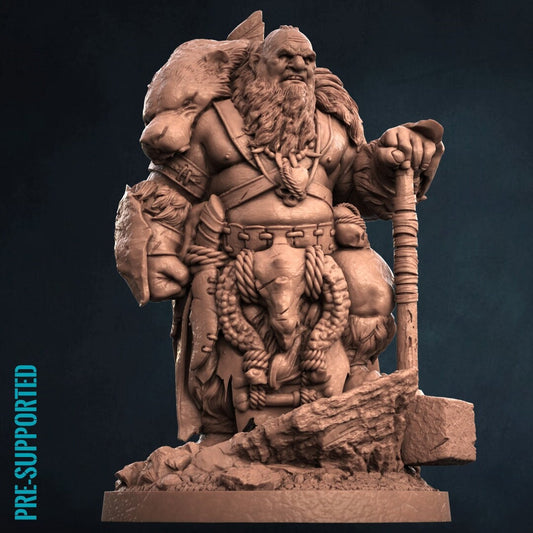 Ogre King Resin Tabletop RPG Miniature | Print My Minis | Ogres