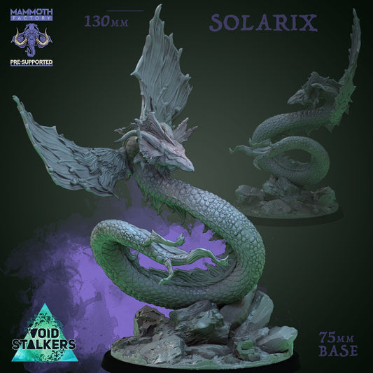 Solarix Celestial Dragon Tabletop Miniature | Void Stalkers Collection | Mammoth Factory