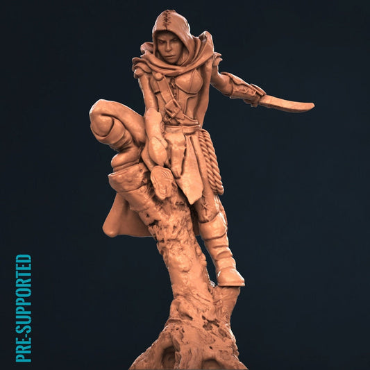 Elf Rogue Tabletop RPG Miniature | Print My Minis | Elves