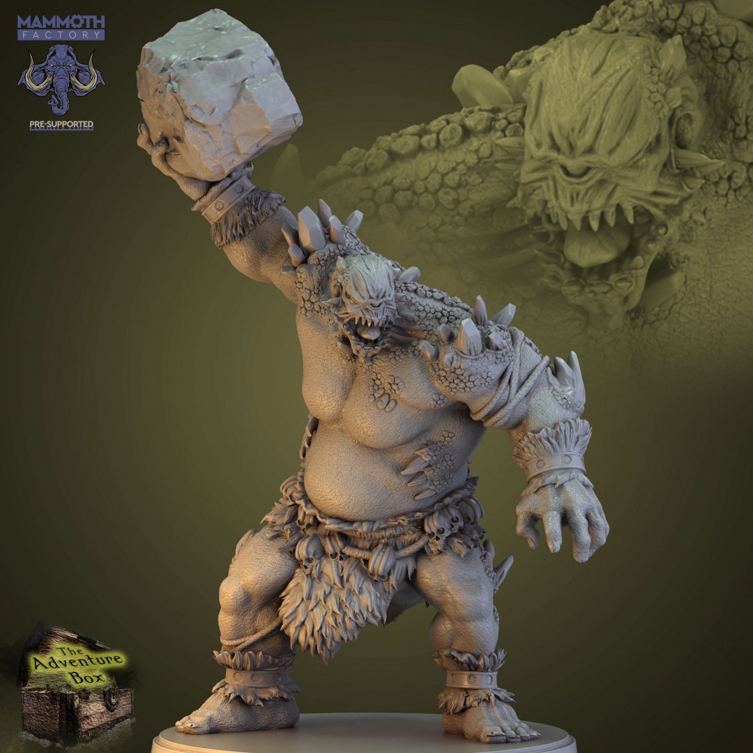 Thunderpeak Cyclops Tabletop Miniature | Adventure Box Collection | Mammoth Factory