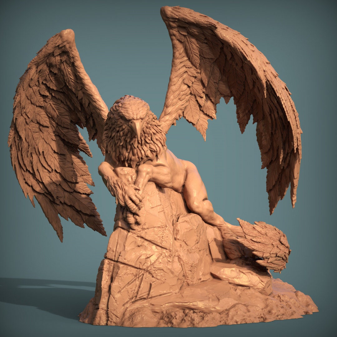 Hippogriff 2 Tabletop RPG Miniature | Print My Minis | Mythology 2